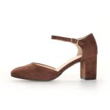 Czekoladowe czółenka z wycięciem